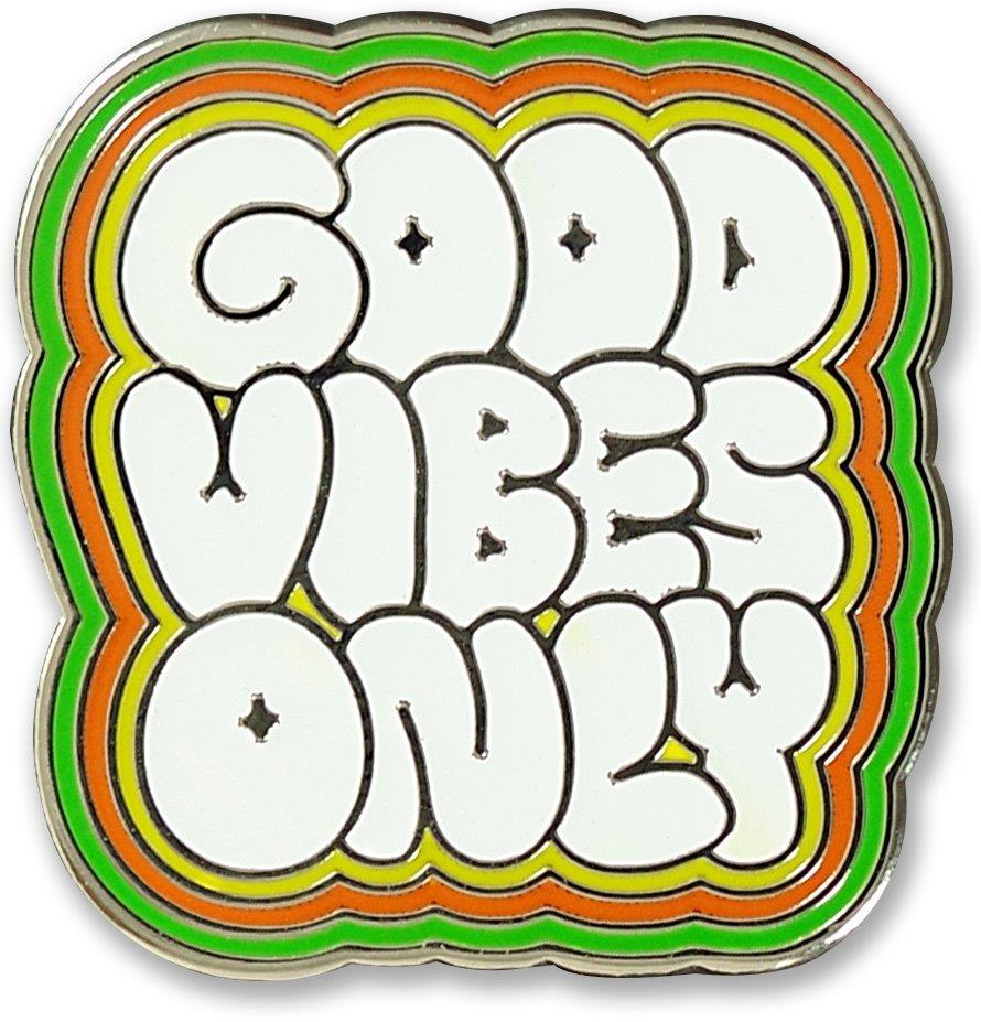 Peter Pauper Enamel Pin Good Vibes Only