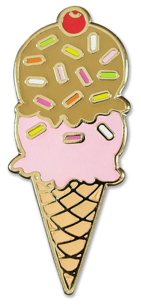 Peter Pauper Enamel Pin Ice Cream Cone