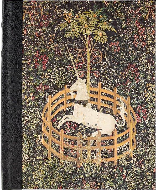 Peter Pauper Jrnl O/S Unicorn Tapestry