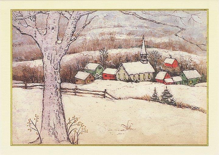 Peter Pauper Dlx Bx: Snowy Village