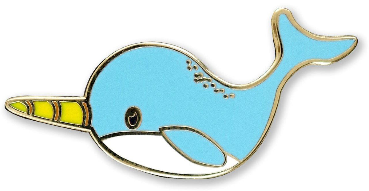 Peter Pauper Enamel Pin Narwhal