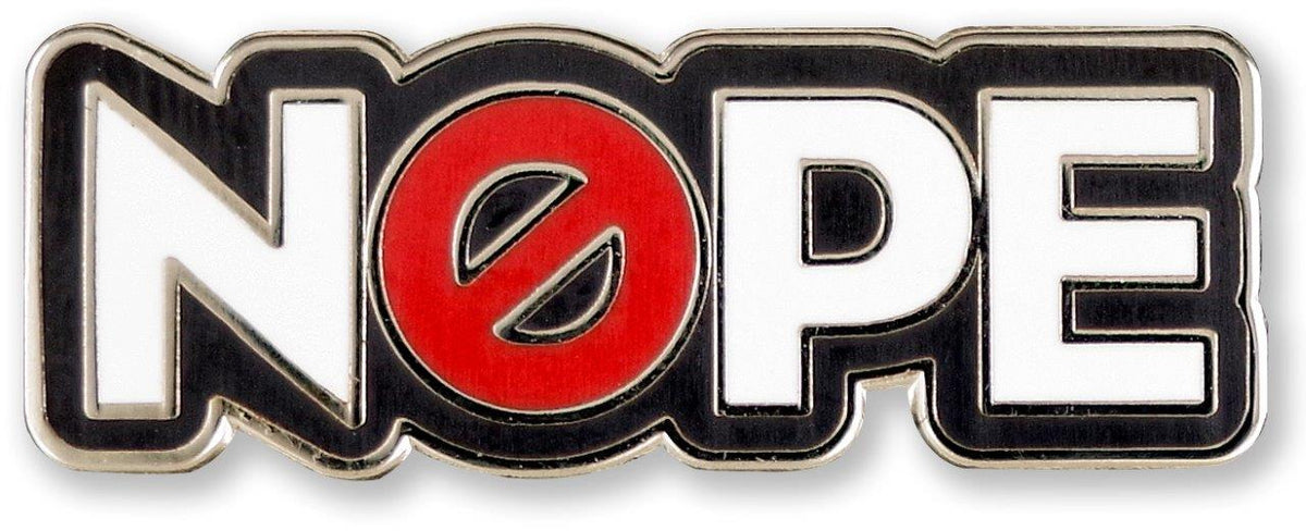 Peter Pauper Enamel Pin Nope