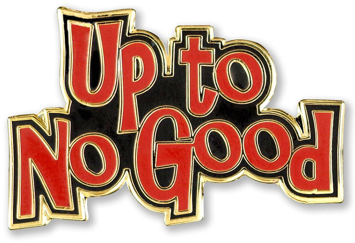 Peter Pauper Enamel Pin Up To No Good