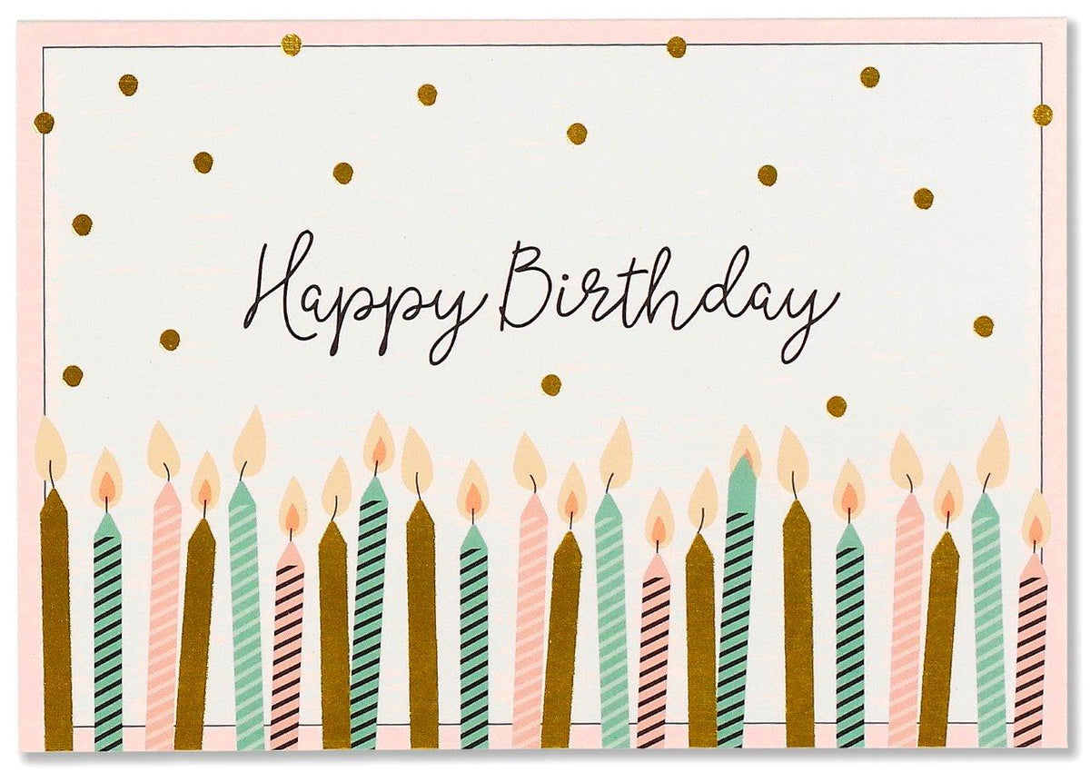 Peter Pauper Note Card Happy Birthday