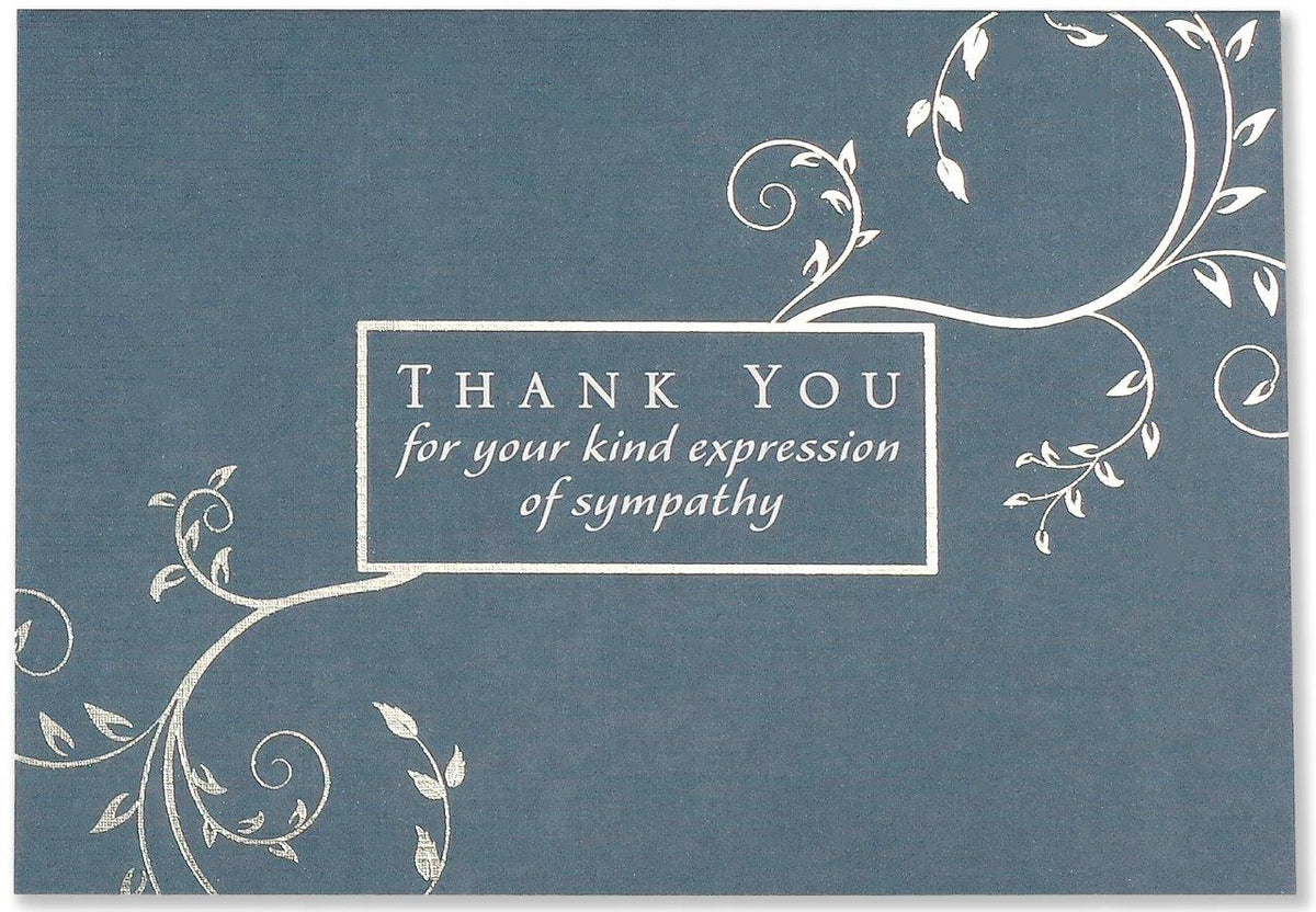 Peter Pauper Thank You Note Condolence