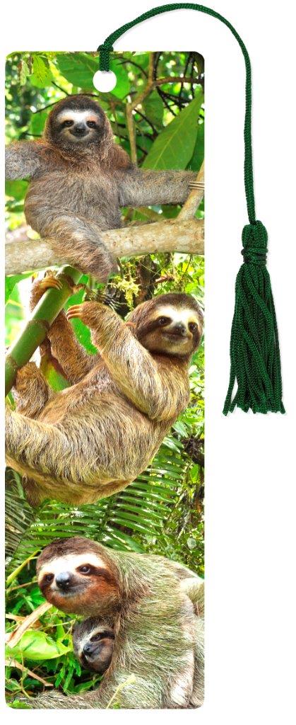 Peter Pauper 3D Bookmark Sloths