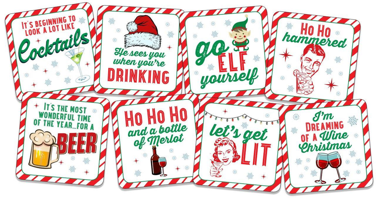 Peter Pauper Coasters Holiday