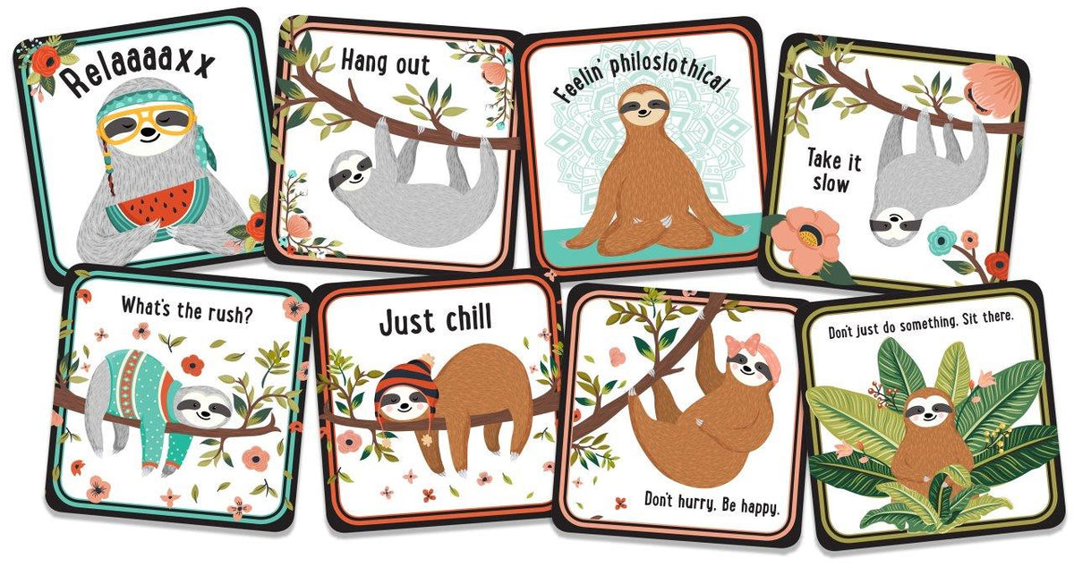 Peter Pauper Coasters Sloths