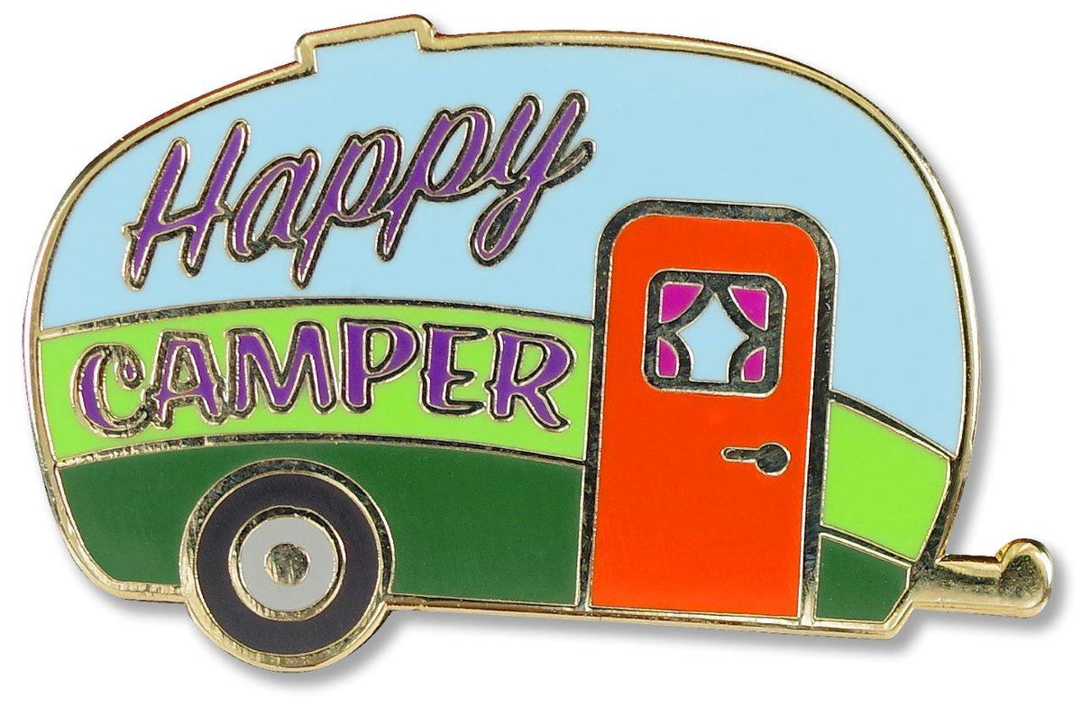 Peter Pauper Enamel Pin Happy Camper