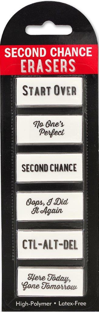 Peter Pauper Erasers Second Chance