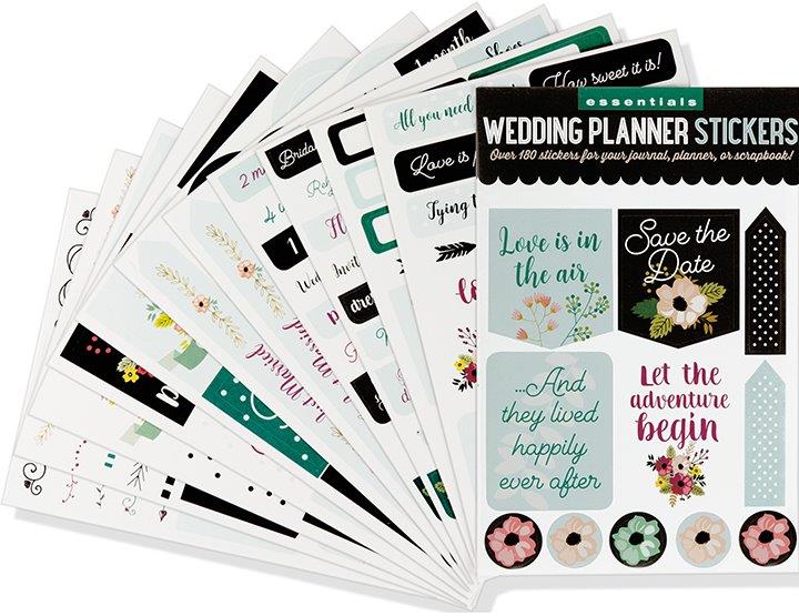 Peter Pauper Planner Stickers Wedding