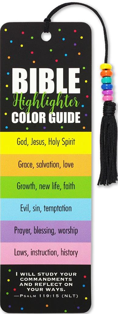 Peter Pauper Beaded Bkmk Bible Color Code