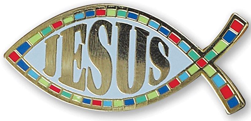 Peter Pauper Enamel Pin Jesus Fish