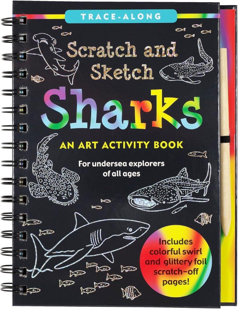 Peter Pauper Scratch &amp; Sketch Sharks
