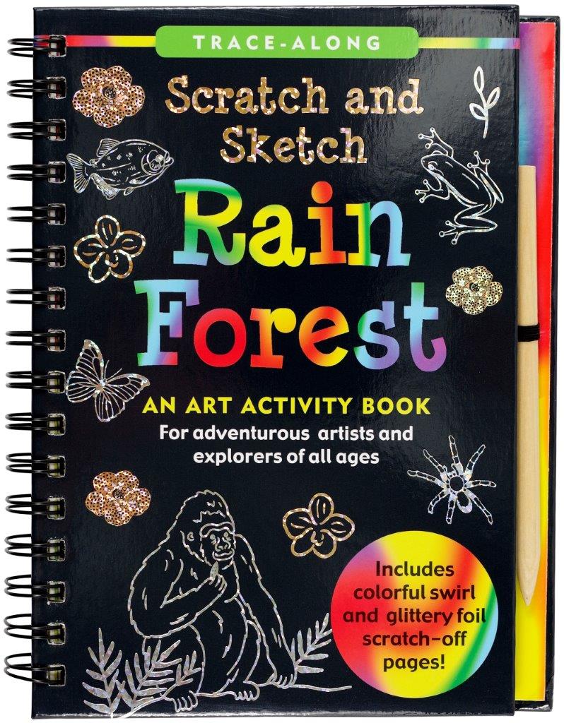 Peter Pauper Scratch &amp; Sketch Rain Forest