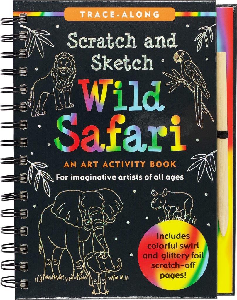 Peter Pauper Scratch &amp; Sketch Wild Safari