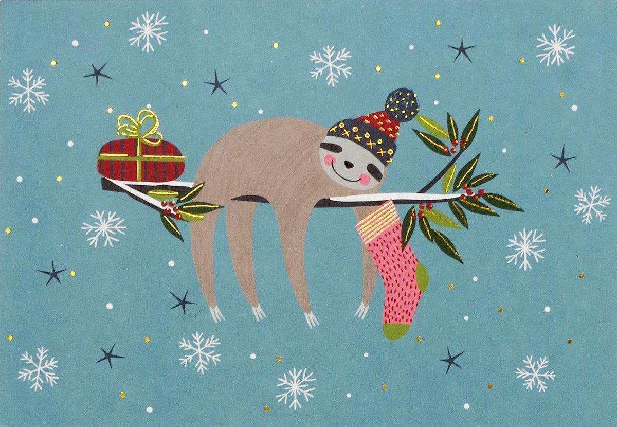 Peter Pauper Mini Box: Festive Sloth