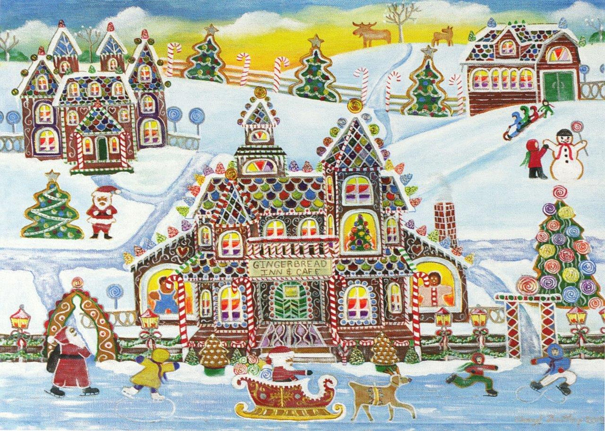 Peter Pauper Dlx Bx: Gingerbread Village