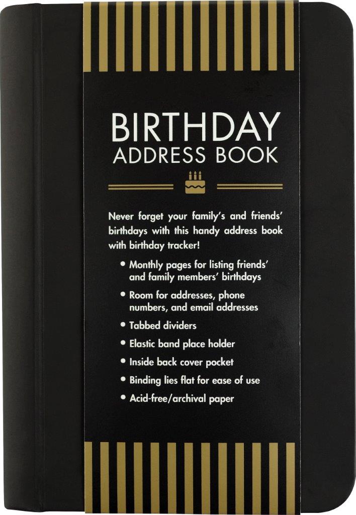 Peter Pauper Birthday Address Book