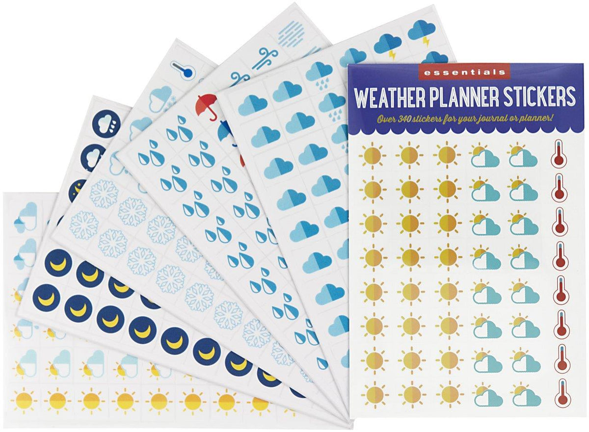 Peter Pauper Planner Stickers Weather