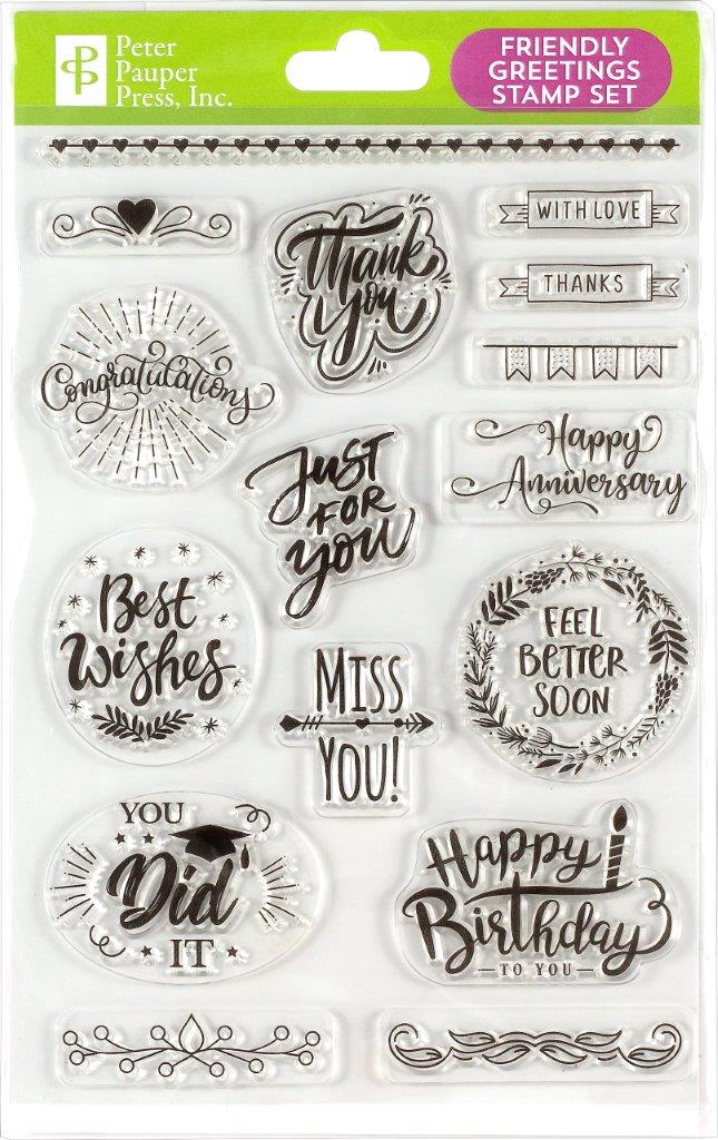 Peter Pauper Stamps Friendly Greetings