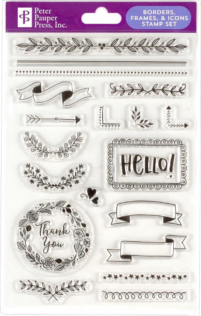 Peter Pauper Stamps Borders Frames Icons