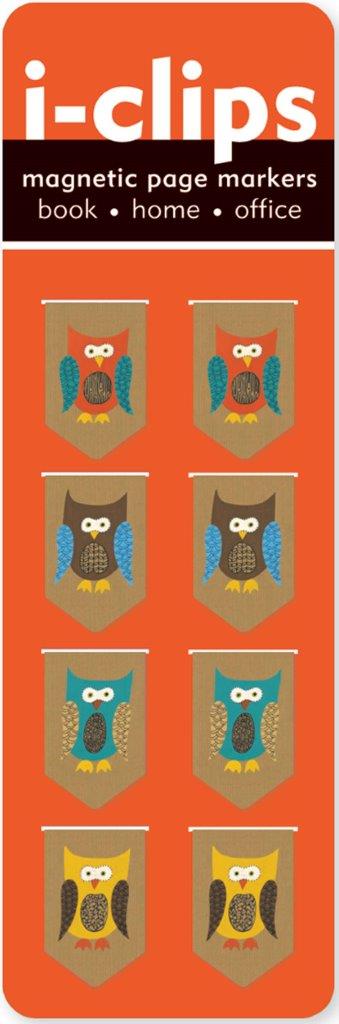 Peter Pauper Iclip Magnetic Bkmk Owls