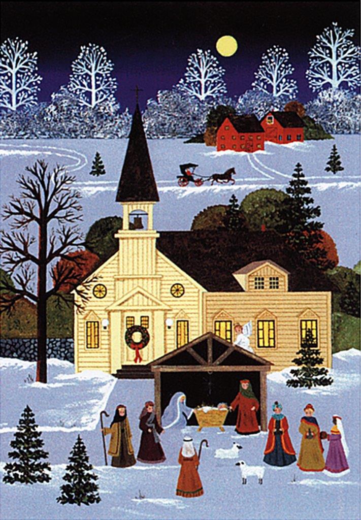 Peter Pauper Mini Box: Country Nativity