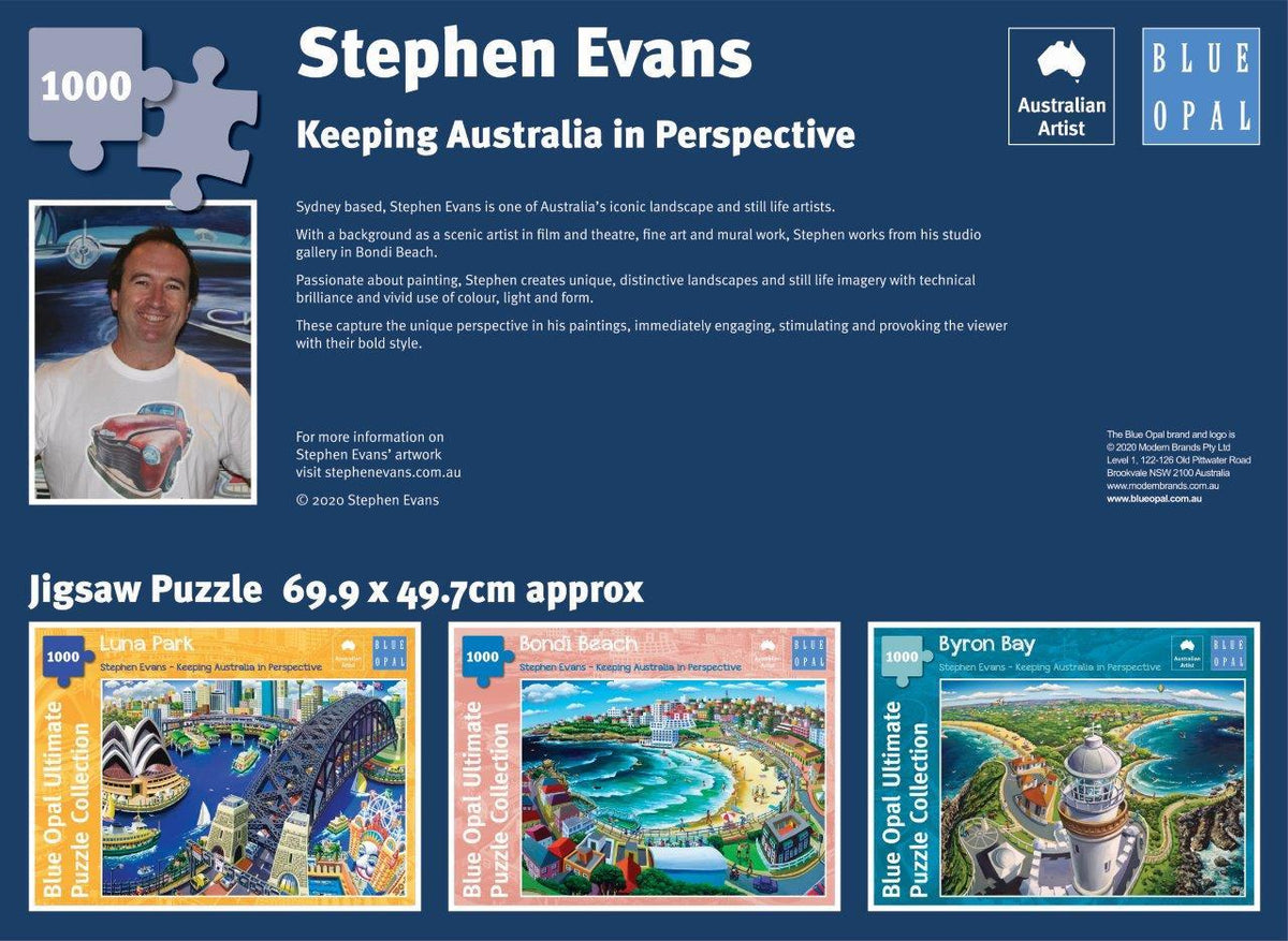 Blue Opal Stephen Evans Luna Park 1000pc Puzzle