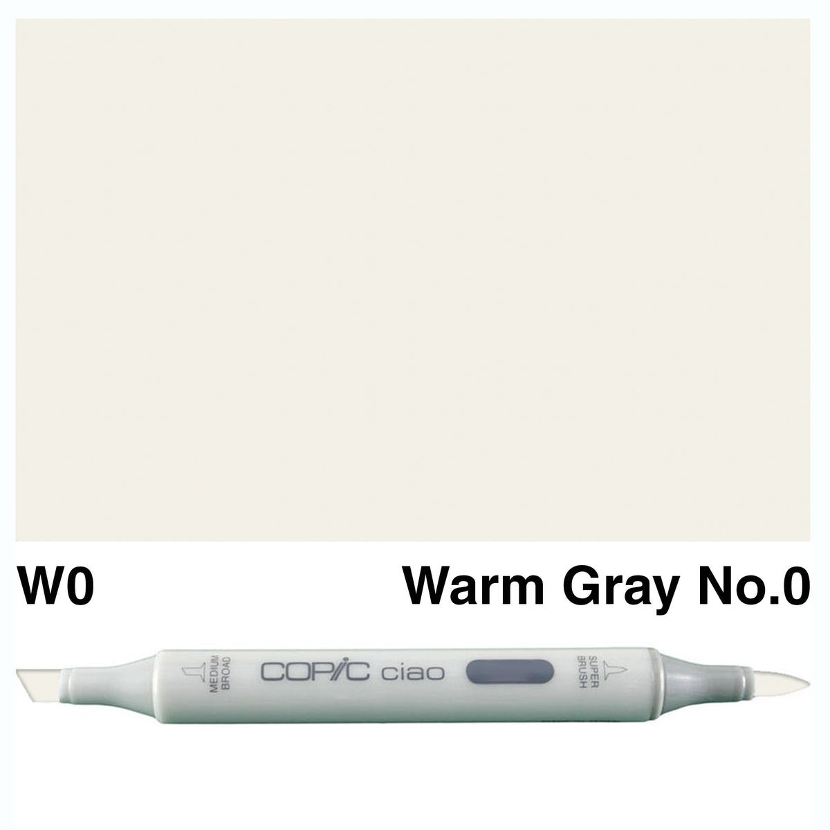 Copic Ciao W0-Warm Gray No.0