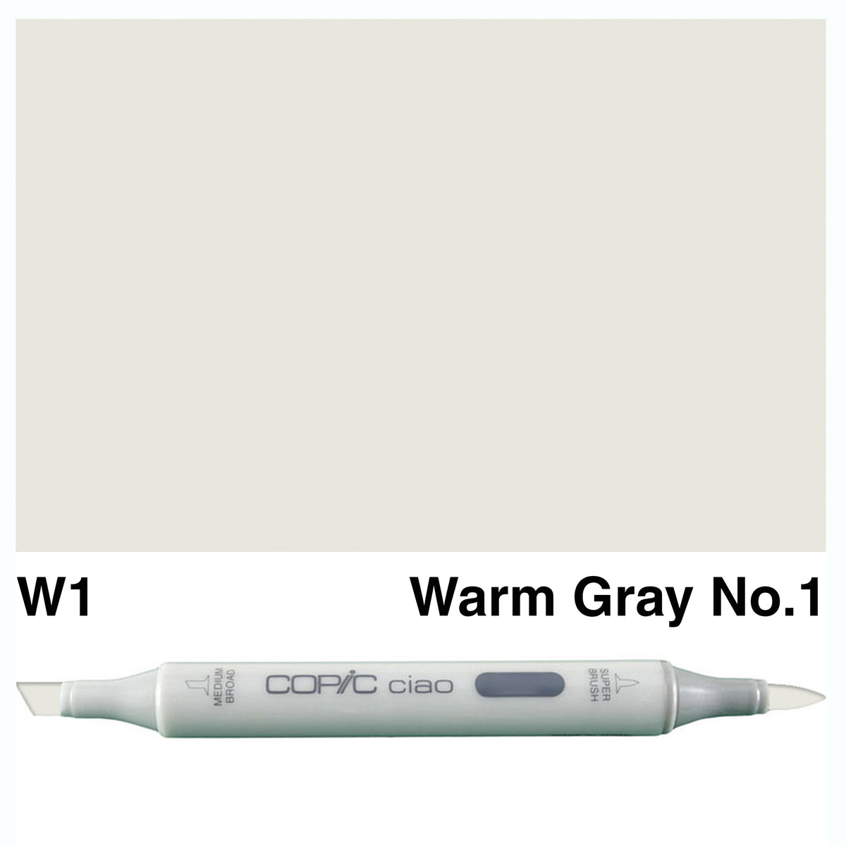 Copic Ciao W1-Warm Gray No.1