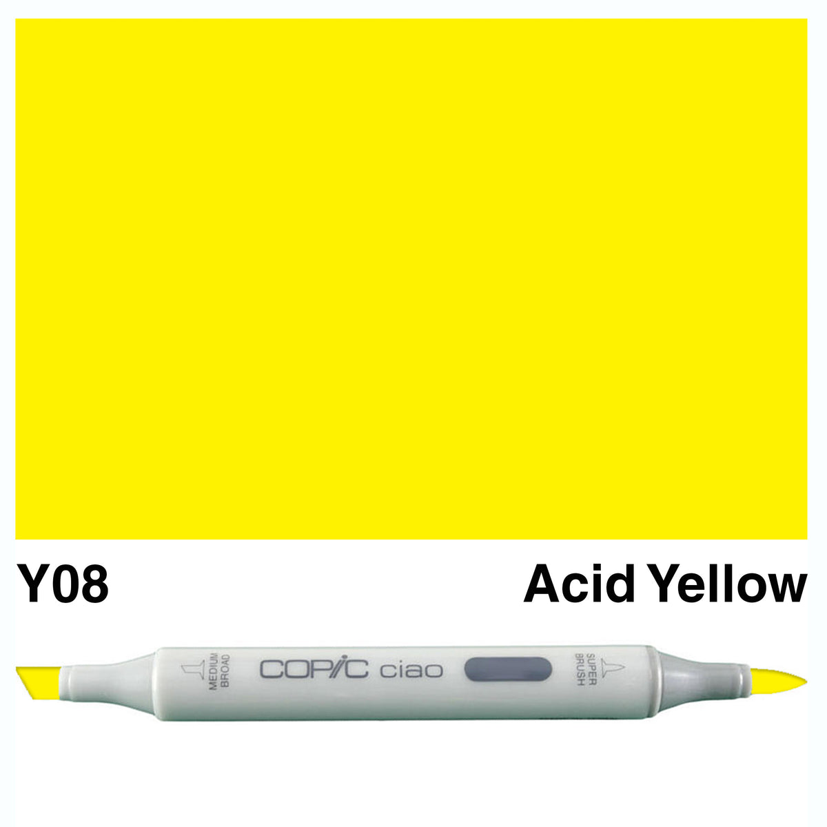 Copic Ciao Y08-Acid Yellow
