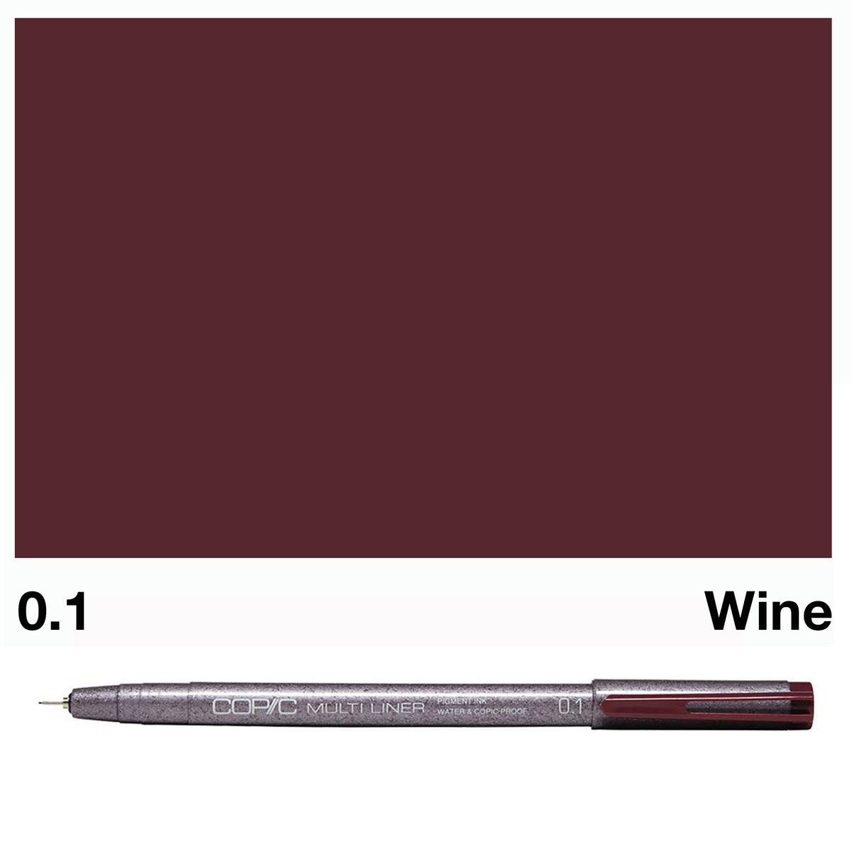 Copic Multiliner 0.1mm Wine
