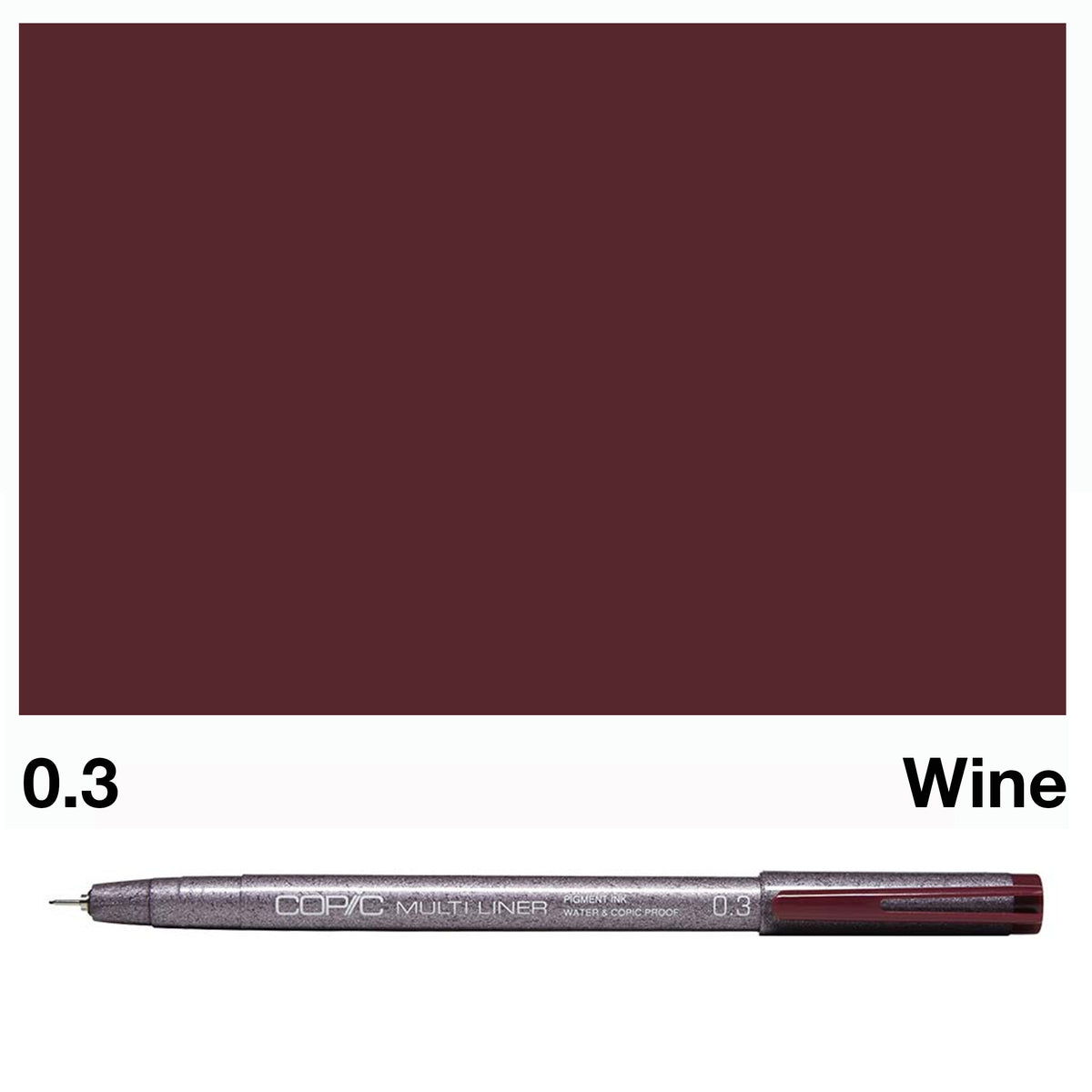 Copic Multiliner 0.3mm Wine