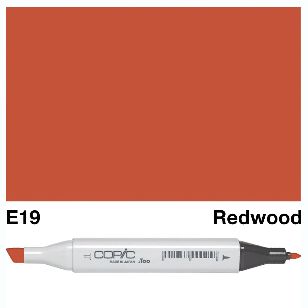 Copic Marker E19-Redwood