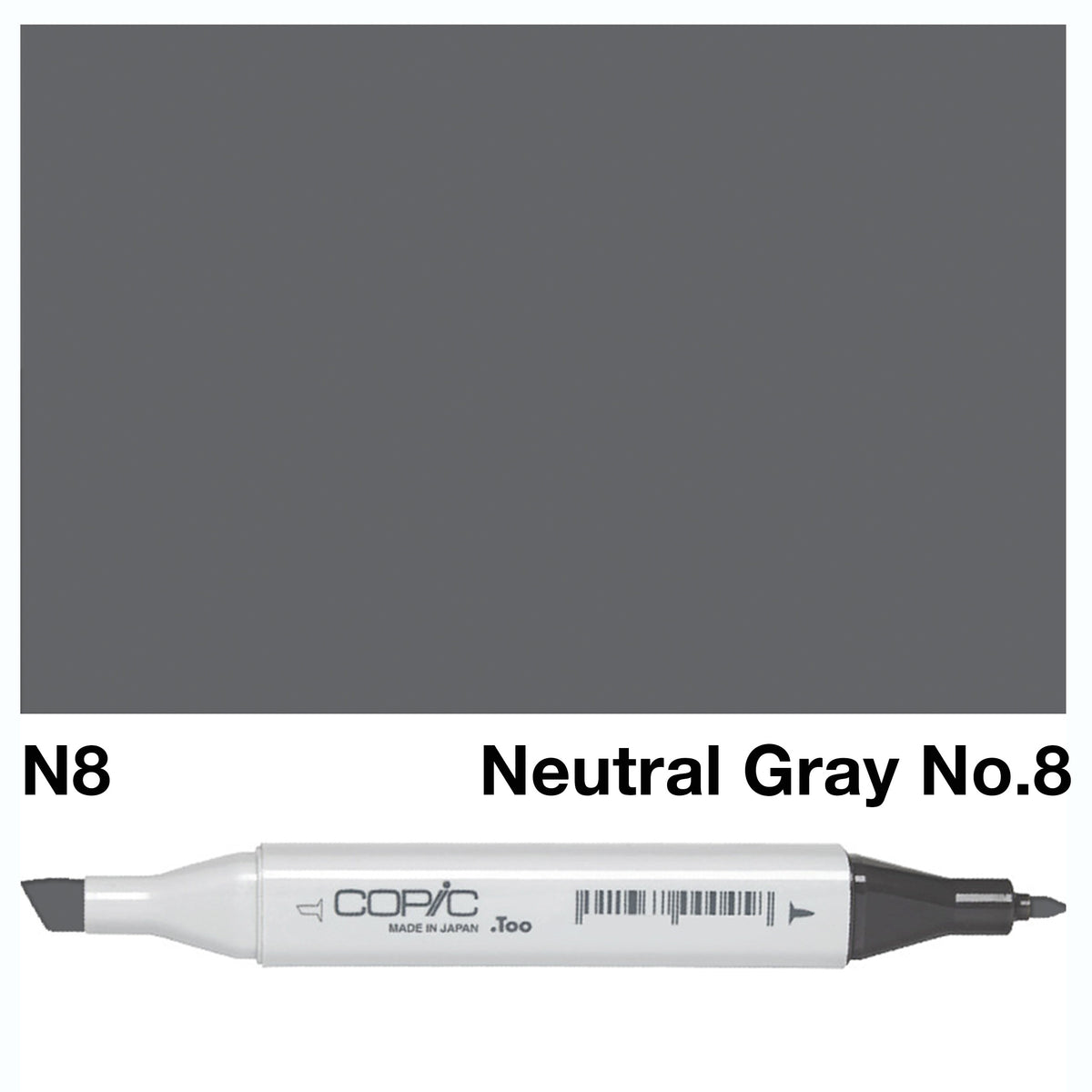 Copic Marker N8-Neutral Gray No.8