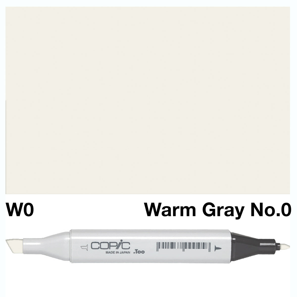 Copic Marker W0-Warm Gray No.0