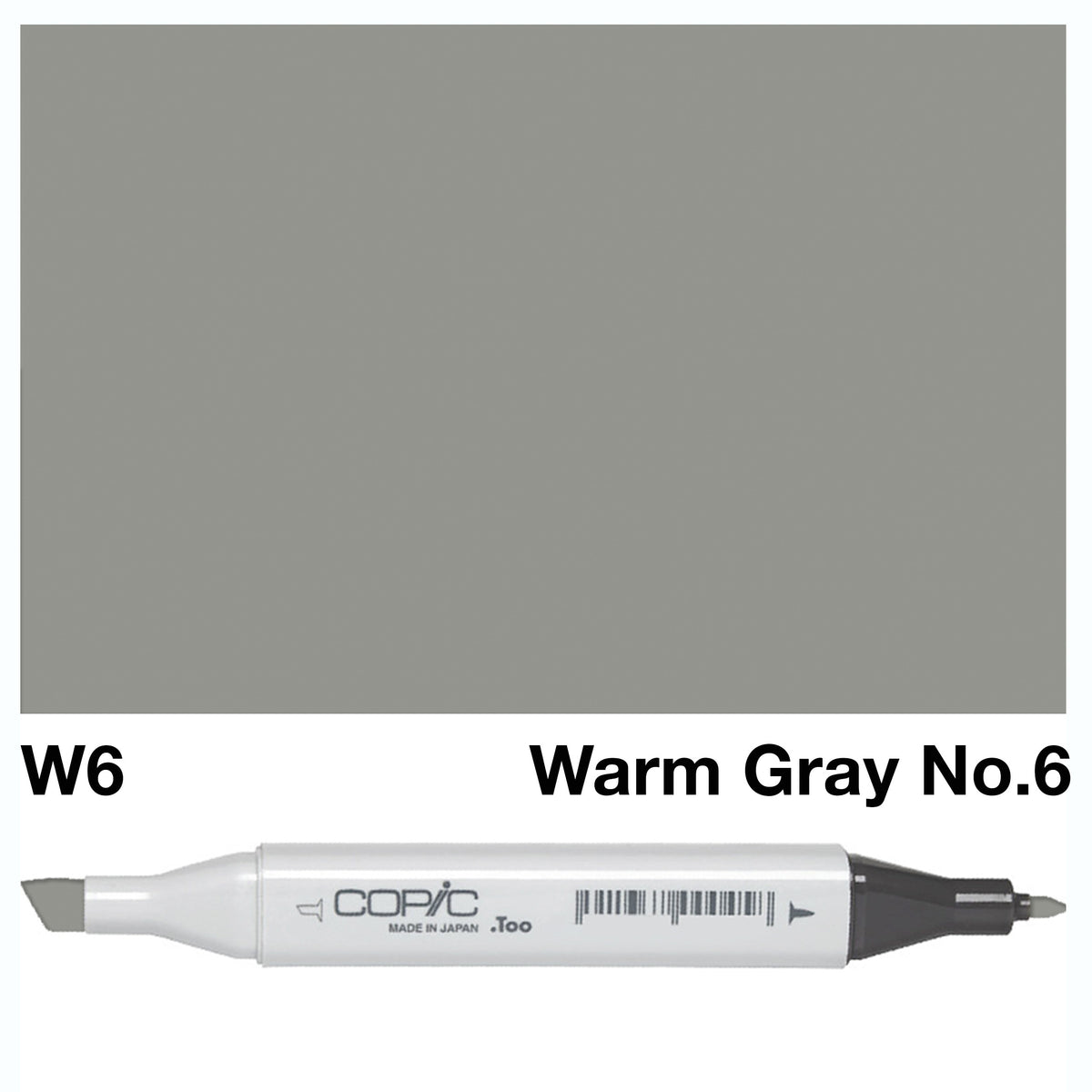 Copic Marker W6-Warm Gray No.6
