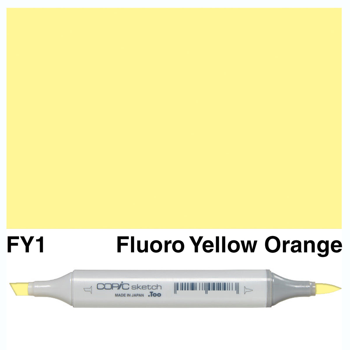 Copic Sketch FY1-Fluoro Yellow Orange