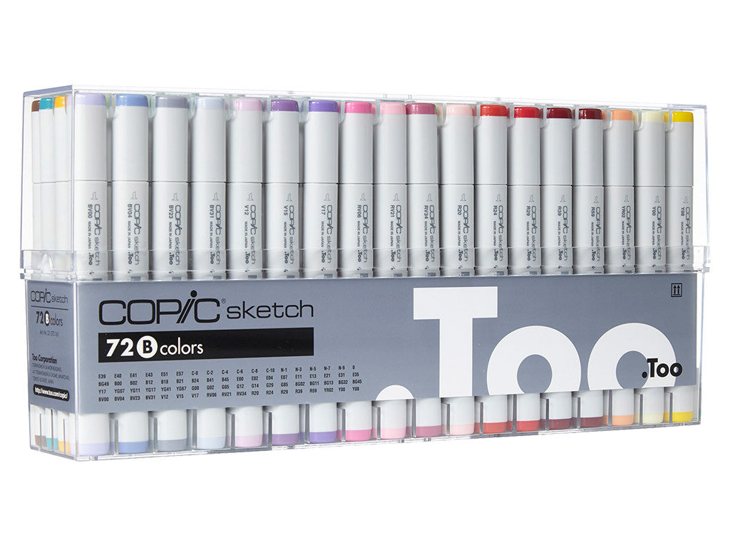 Copic Sketch Set 72B