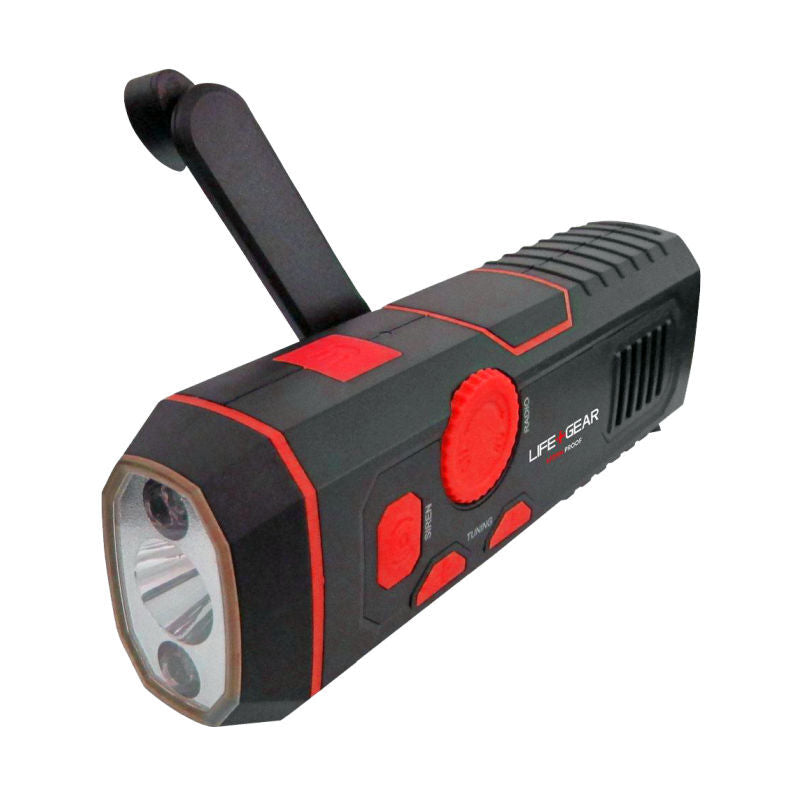LifeGear USB Radio Crank Lght