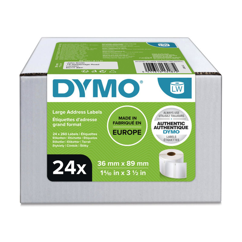 Dymo LW Lg Adrs Label Bulk 24