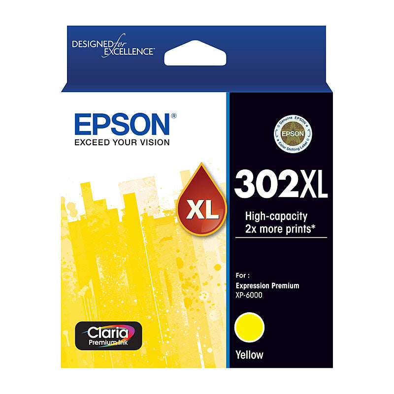 Epson 302XL Yellow Ink Cart