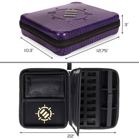 RPG Character Organizer Case Collector&#39;s Edition - Purple (ENHANCE Tabletop Series)