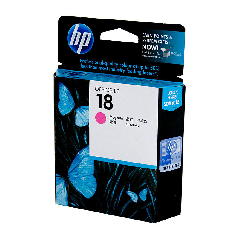 HP #18 Magenta Ink Cart C4938A