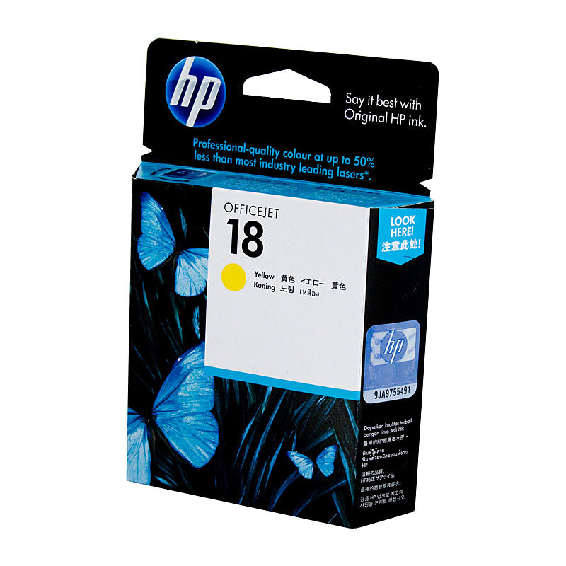 HP #18 Yellow Ink Cart C4939A