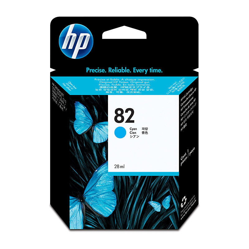 HP #82 Cyan Ink Cart C4911A