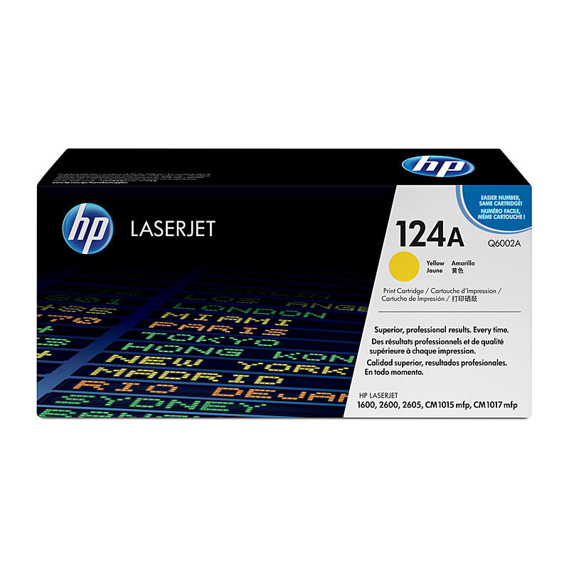 HP #124A Yellow Toner Q6002A