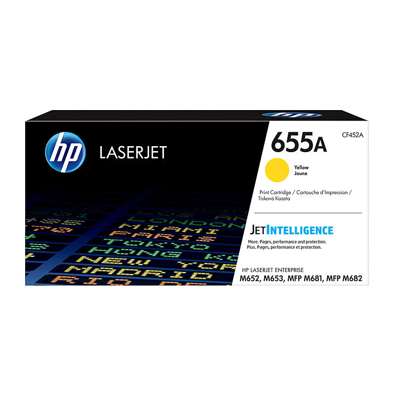 HP #655A Yellow Toner CF452A