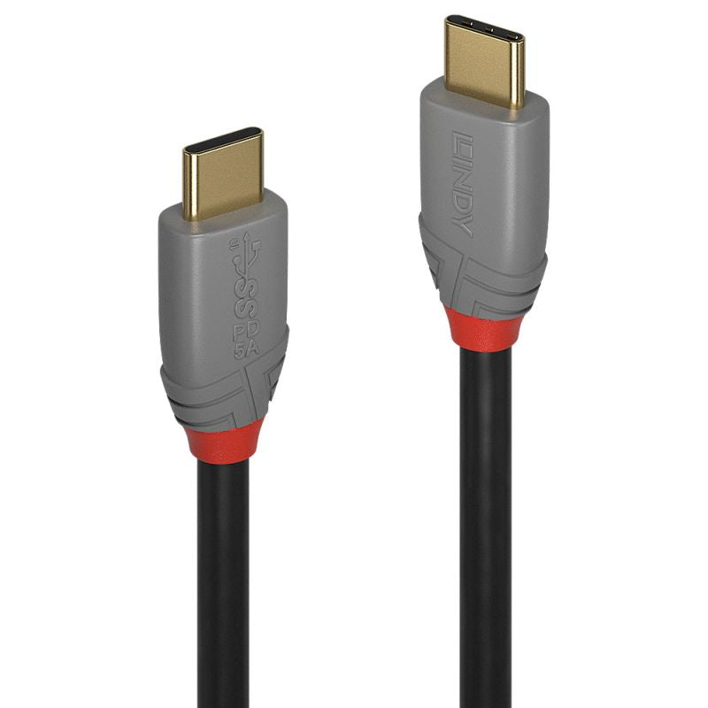 Lindy 1m USB C 5A PD Cable AL